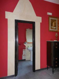 Porta del bagno suite Canova
